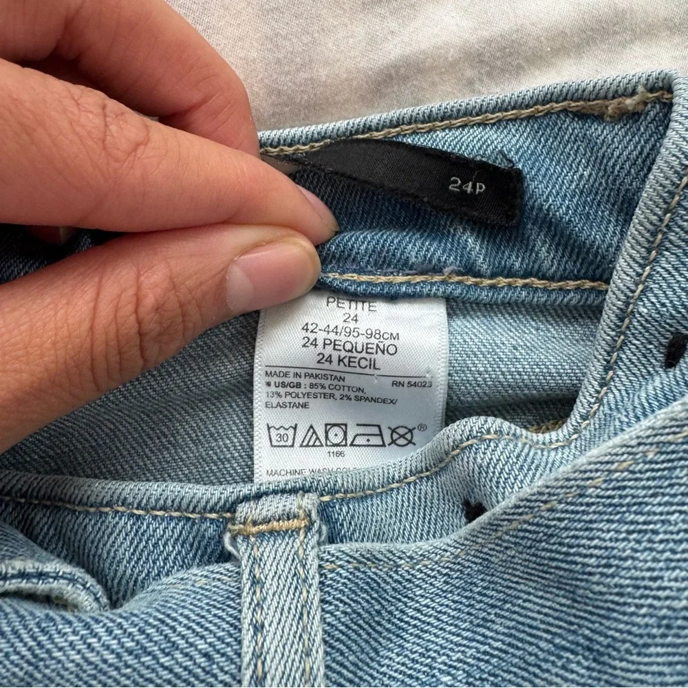 Banana Republic Light Blue Denim Wide Leg Jeans - Picture 4 of 8